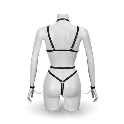 Harnais de Corps Élastique - Bijoux pour Toi Emmanuelle | Body Noir Ajustable & Sexy Bijoux pour toi Sensations plus