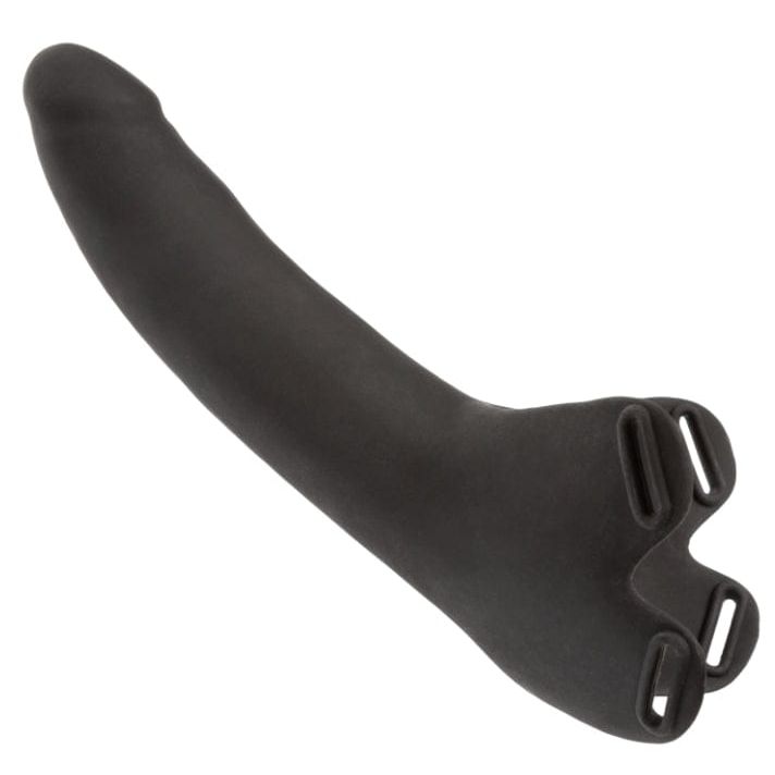 Harnais de Visage - Accommodator Silicone Dong | Harnais & Dildo pour Orale Mains Libres CalExotics Sensations plus