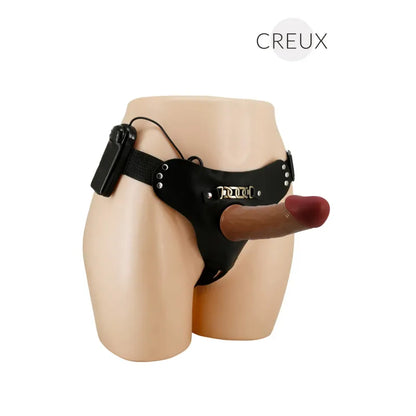 Harnais & Dildo Creux Vibrant - Pretty Love Starks | Dildo Réaliste & Texture Effet Peau Pretty Love Sensations plus