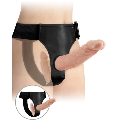 Harnais & Double Dildo Réaliste - Ultra Strap-On | Double Pénétration pour Plaisir Partagé Pretty Love Sensations plus