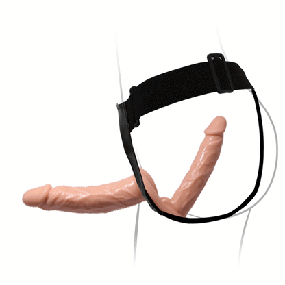 Harnais & Double Dildo Réaliste - Ultra Strap-On | Double Pénétration pour Plaisir Partagé Pretty Love Sensations plus
