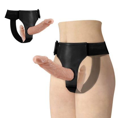 Harnais & Double Dildo Réaliste - Ultra Strap-On | Double Pénétration pour Plaisir Partagé Pretty Love Sensations plus