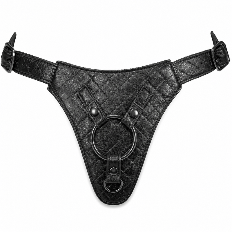 Harnais Strap-On - Luxury Harness Deluxe Edition | Noir ou Argent Nasstoys Sensations plus