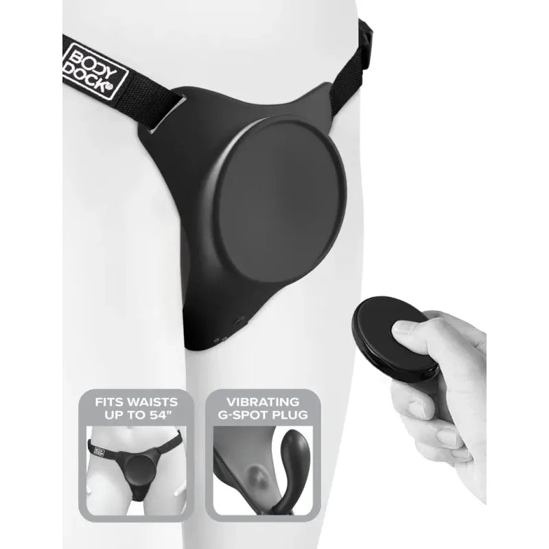 Harnais Vibrant Point G pour Dildo - Body Dock G-Spot Pro | Confort & Plaisir Ultime Dillio Platinum Sensations plus