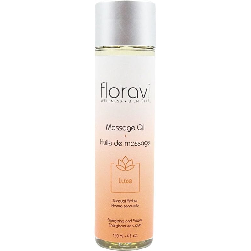 Huile de Massage Intime - Floravi - Propose en quatre fragrances Floravi Sensations plus