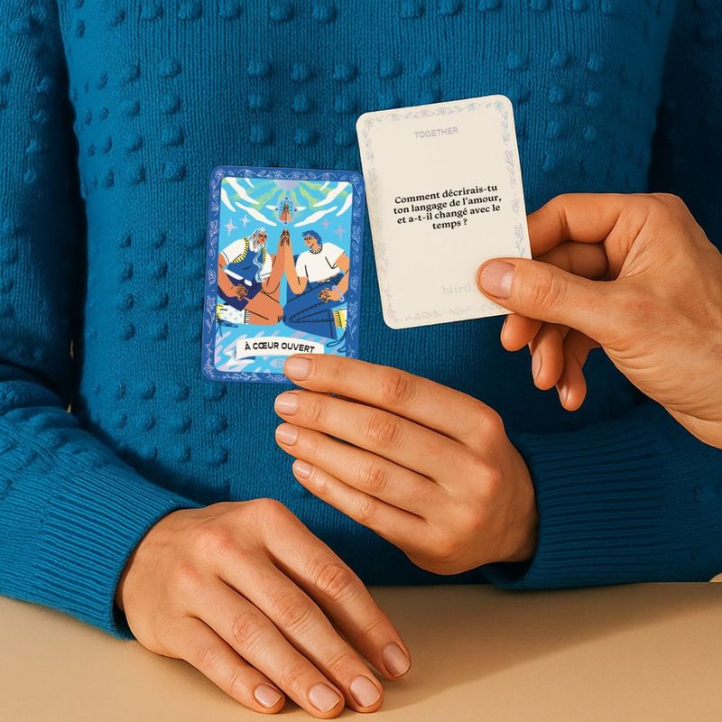 Jeu de 180 Cartes pour Couples - Together (français) | Biird Sensations Plus Sensations plus