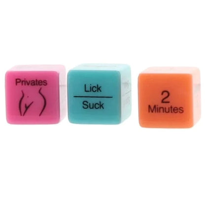 Jeu de Dés Coquin - 4 Dés Kinky pour Adultes | Behind Closed Doors Little Genie Sensations plus