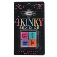 Jeu de Dés Coquin - 4 Dés Kinky pour Adultes | Behind Closed Doors Little Genie Sensations plus