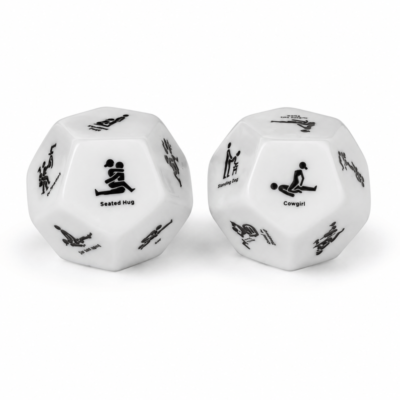 Jeu de Dés Érotique - Really Big Sex Position Dice | 12 Faces, 24 Positions Ball and Chain Sensations plus
