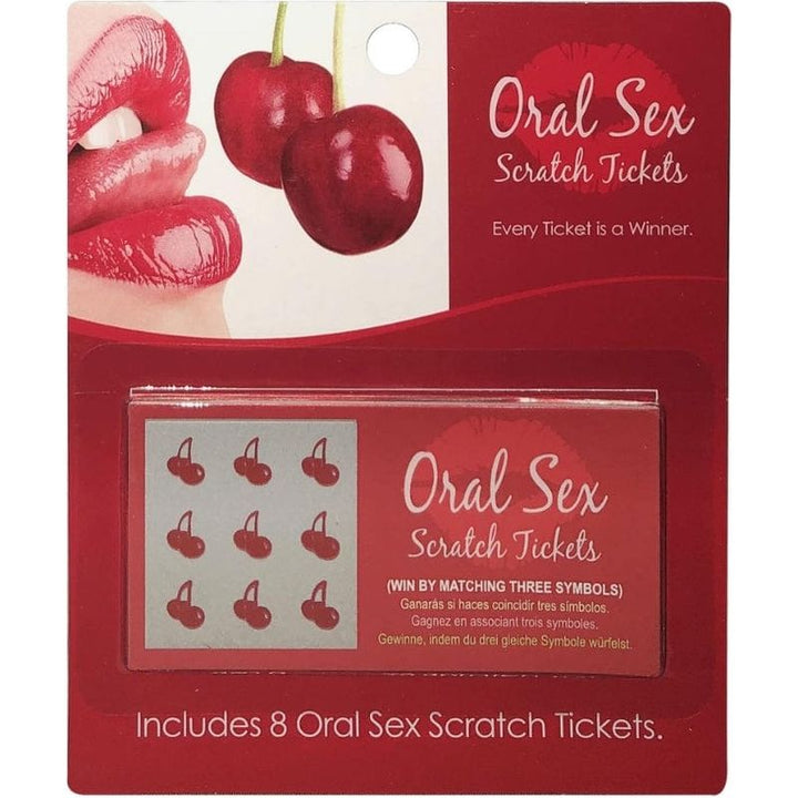 Jeu - Kheper Games- Oral Sex Scratch Tickets Kheper Games Sensations plus