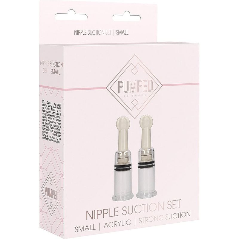 Kit aspiration mamelons transparent – Nipple Suction Set Small | Petit & stimulant Shots America Sensations plus
