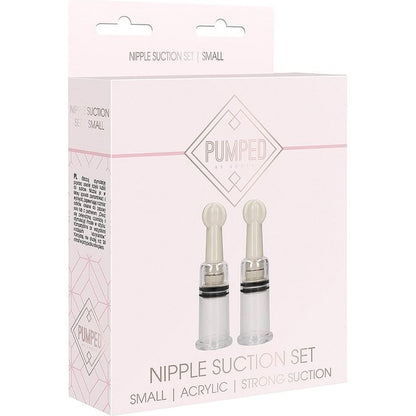Kit aspiration mamelons transparent – Nipple Suction Set Small | Petit & stimulant Shots America Sensations plus