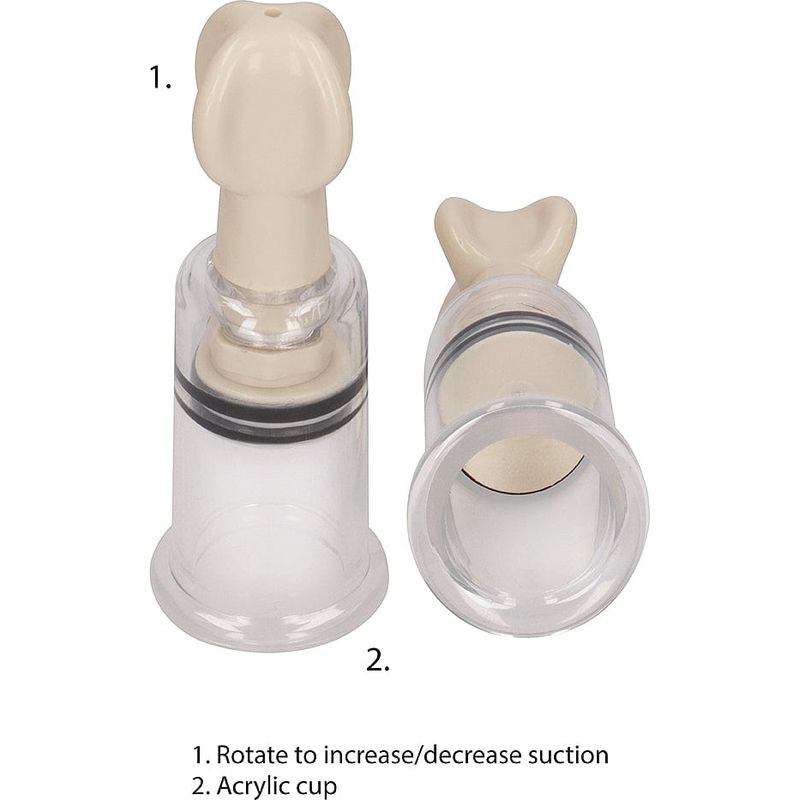 Kit aspiration mamelons transparent – Nipple Suction Set Small | Petit & stimulant Shots America Sensations plus