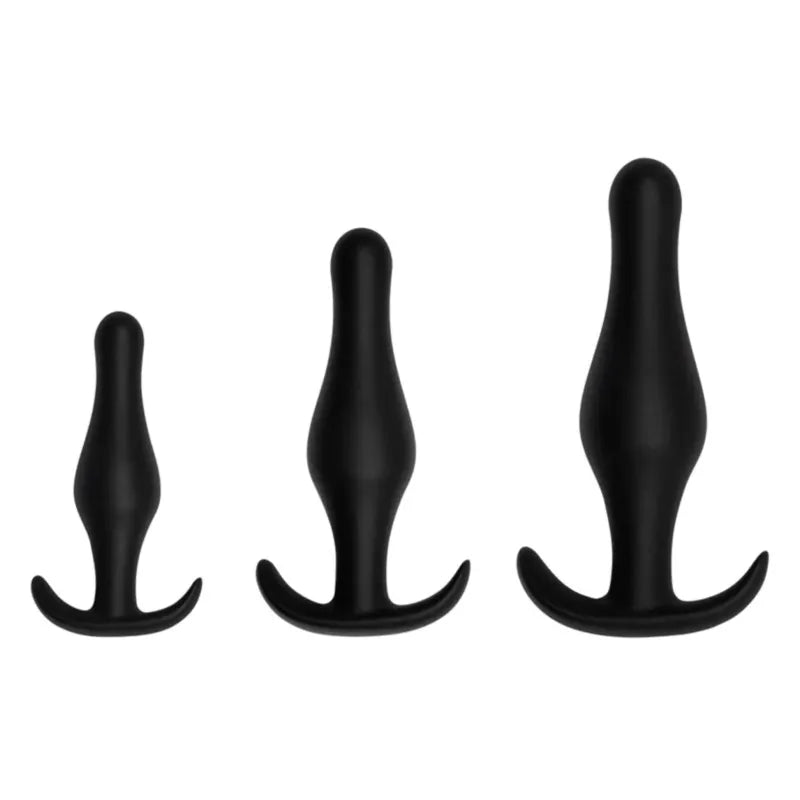 Kit d’Entraînement Anal - Sportsheets | Ensemble de 3 Plugs Progressifs en Silicone Doux Sportsheets Sensations plus