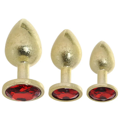 Kit de 3 Plugs Anaux en métal - Ouch! Milan Collection | Luxe, Progression & Sensations Ouch! Sensations plus