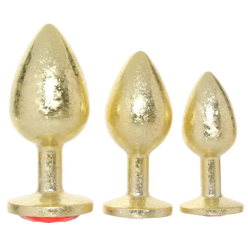 Kit de 3 Plugs Anaux en métal - Ouch! Milan Collection | Luxe, Progression & Sensations Ouch! Sensations plus