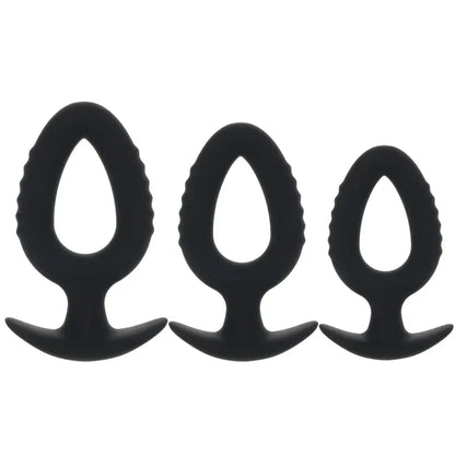 Kit de 3 Plugs Anaux - Master Series Pop Plugs | Silicone Premium Progressif & Sécuritaire Master Series Sensations plus