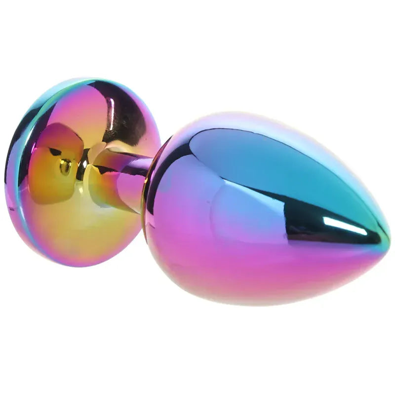 Kit de 3 Plugs Anaux Métal & Reflets Irisés - Ouch! Venice Collection | Luxe, Plaisir & Sécurité Ouch! Sensations plus