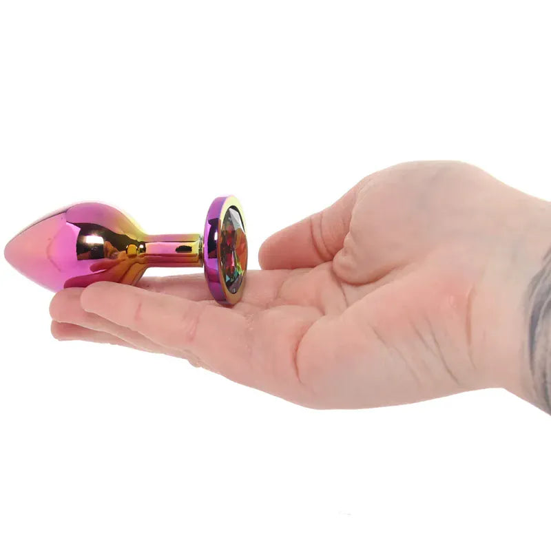 Kit de 3 Plugs Anaux Métal & Reflets Irisés - Ouch! Venice Collection | Luxe, Plaisir & Sécurité Ouch! Sensations plus