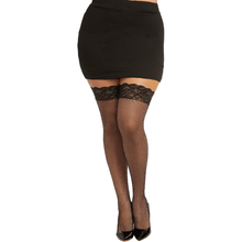 Lingerie Dreamgirl - Bas à la Cuisse Filet 0001 Dreamgirl Sensations plus