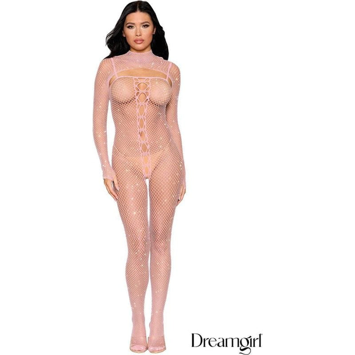 Lingerie Dreamgirl - Bodystocking avec boléro 0509 Dreamgirl Sensations plus