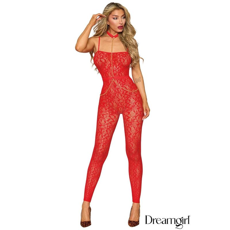 Lingerie Dreamgirl - Bodysuit avec chaînes 0518 Dreamgirl Sensations plus