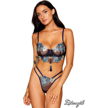 Lingerie Dreamgirl - Ensemble de 2 Pc. Broderie florale 13224 Dreamgirl Sensations plus