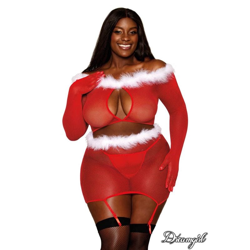 Lingerie Dreamgirl - Ensemble Sexy de Noel 13102 Sensations Plus Sensations plus