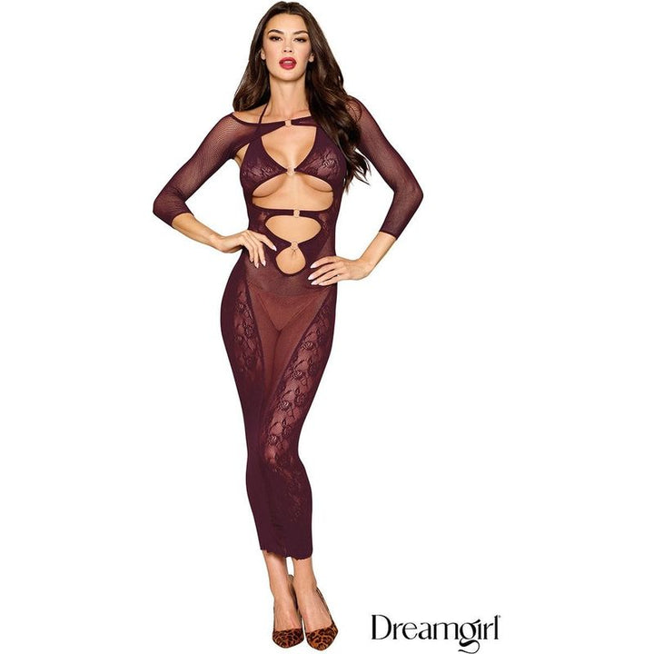 Lingerie Dreamgirl - Robe longue avec boléro 0523 Dreamgirl Sensations plus