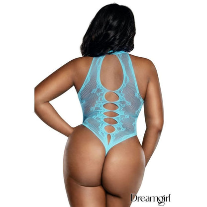 Lingerie Dreamgirl - Teddy en filet avec ouverture 13935 Dreamgirl Sensations plus