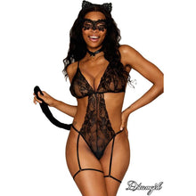 Lingerie Dreamgirl - Teddy Frisky Kitty 13298 Sensations Plus Sensations plus