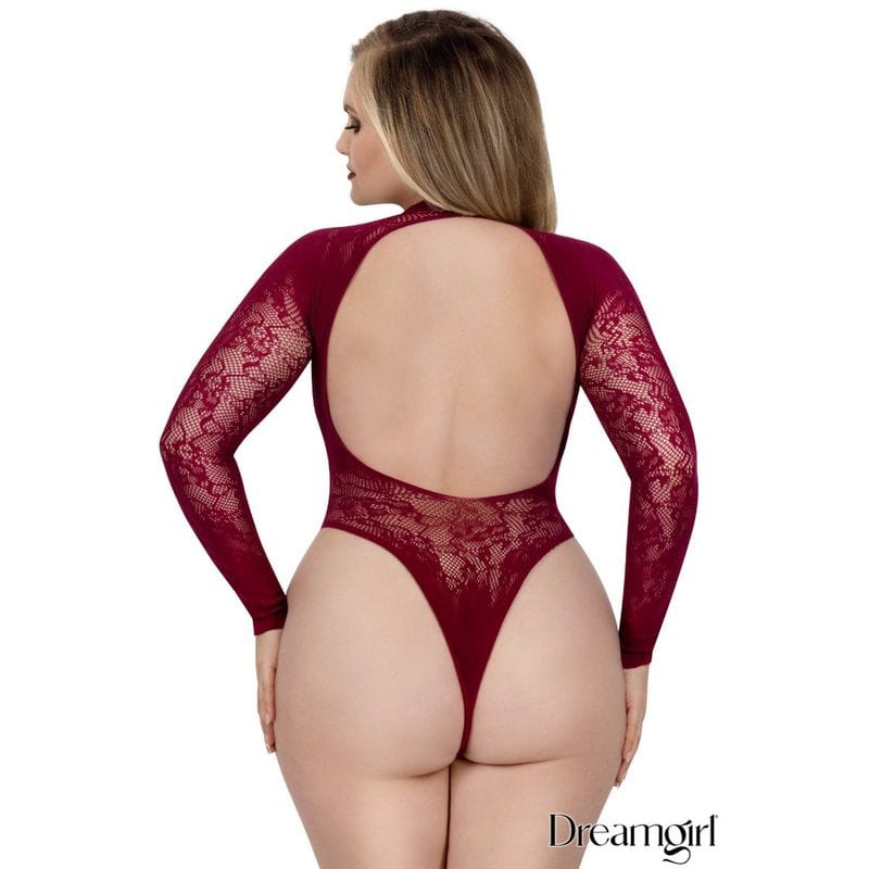 Lingerie Dreamgirl - Teddy manche longue 14107 Dreamgirl Sensations plus