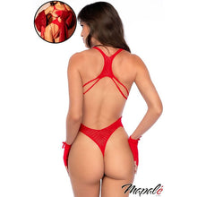 Lingerie Mapalé - Teddy avec ouverture et gants 1161 Mapalé Sensations plus