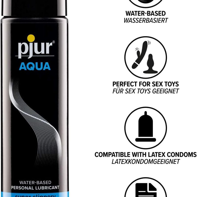 Lubrifiant à Base D'eau - Pjur - Aqua Natural 100ml Pjur Sensations plus