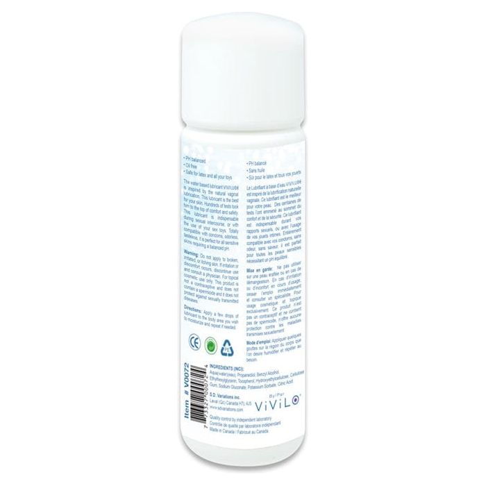 Lubrifiant à Base D'eau - Vivilo - Vivi Lube Vivilo Sensations plus