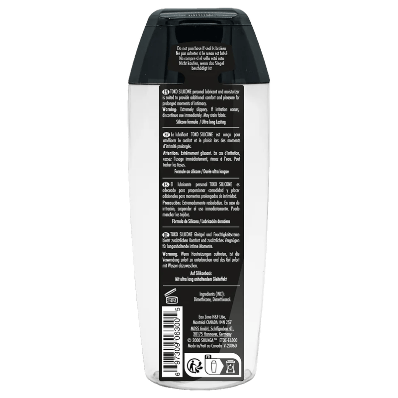 Lubrifiant à Base de Silicone - TOKO Silicone | Ultra-Longue Durée & Sensations Soyeuses Shunga Sensations plus