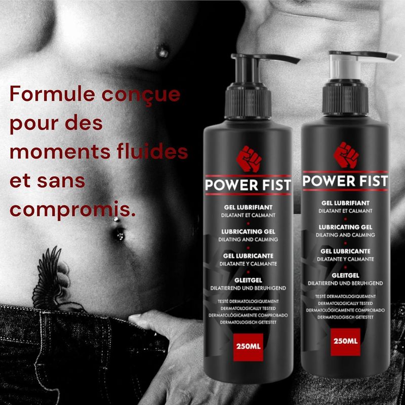 Lubrifiant Anal - Power Fist | Pénétrations Intenses & Fortes Dilatations Power Fist Sensations plus