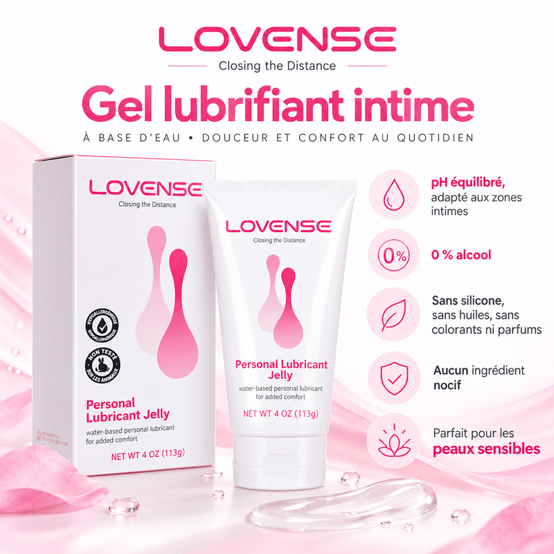 Lubrifiant Intime à Base d’Eau - Closing The Distance | Lovense Lovense Sensations plus