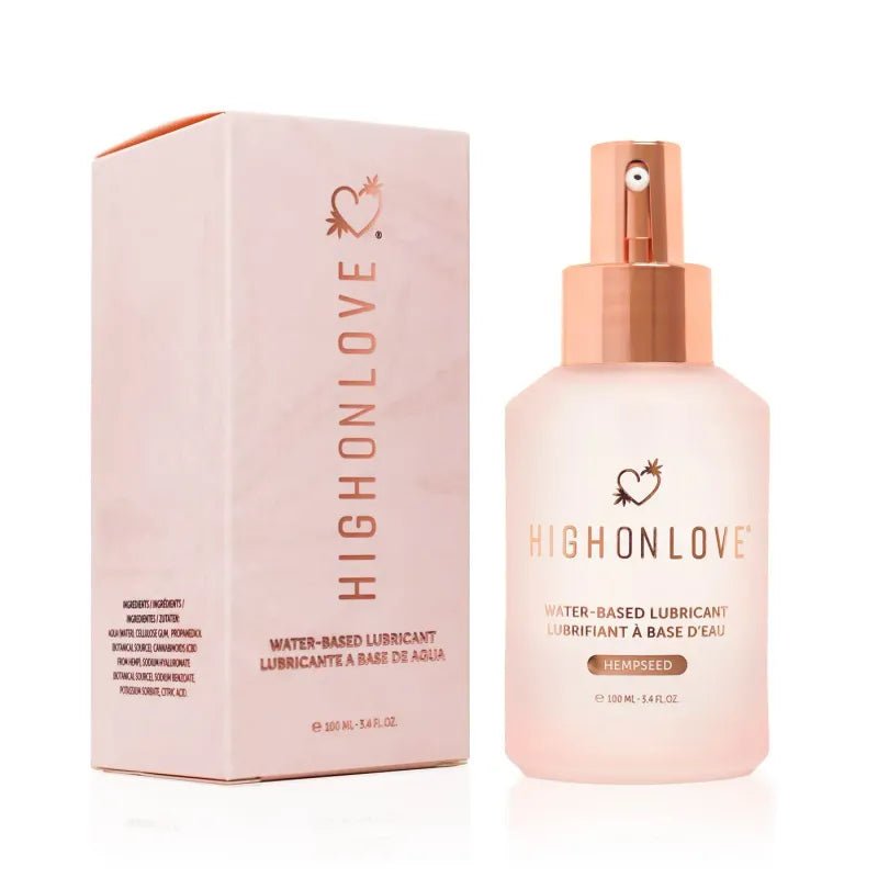 Lubrifiant intime à base d’eau - HighOnLove 100ml | Au Chanvre HighOnLove Sensations plus