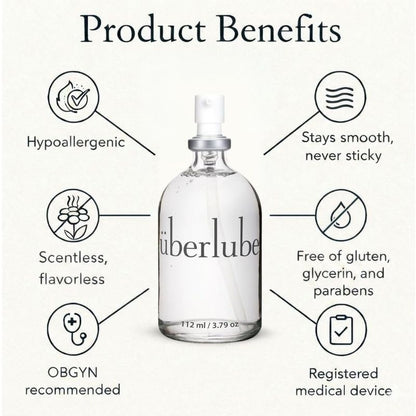 Lubrifiant Intime à Base de Silicone - Uberlube | Premium & Vitamine E UberLube Sensations plus