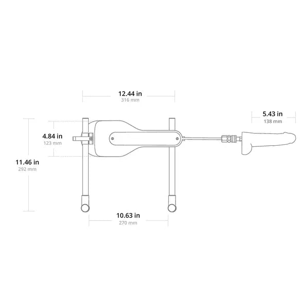 Machine Sexuelle - Lovense Mini Sex Machine | 260 Va-et-Vient par Minute & App Connectée Lovense Sensations plus