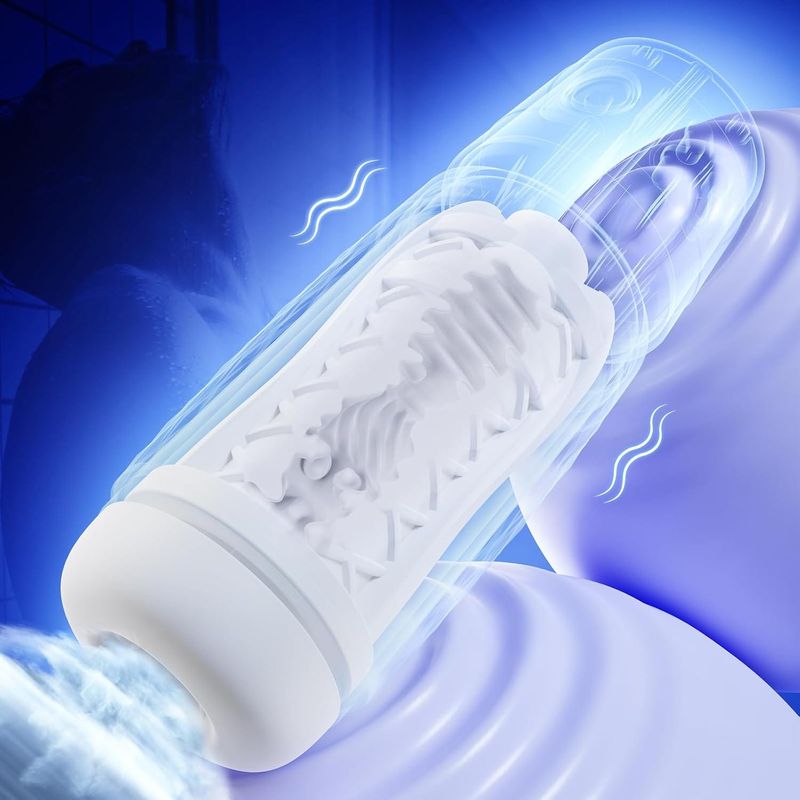 Manchon de Remplacement - Le Guerrier | TPE Cyberskin, Étanche & Textures Prismatiques Cyberskin Sensations plus