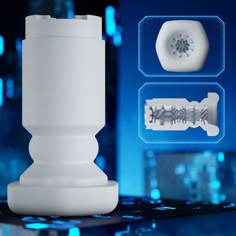 Manchon de Remplacement Magnétique- Le Titan | Réaliste en TPE Cyberskin & Étanche Cyberskin Sensations plus