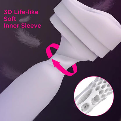 Manchon de Remplacement Magnétique - The Wing | Réaliste en TPE Cyberskin & Étanche Cyberskin Sensations plus