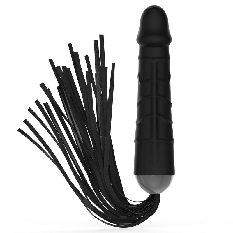 Martinet BDSM 2 en 1 - FetishTentation | Manche Dildo Réaliste & Similicuir FetishTentation Sensations plus