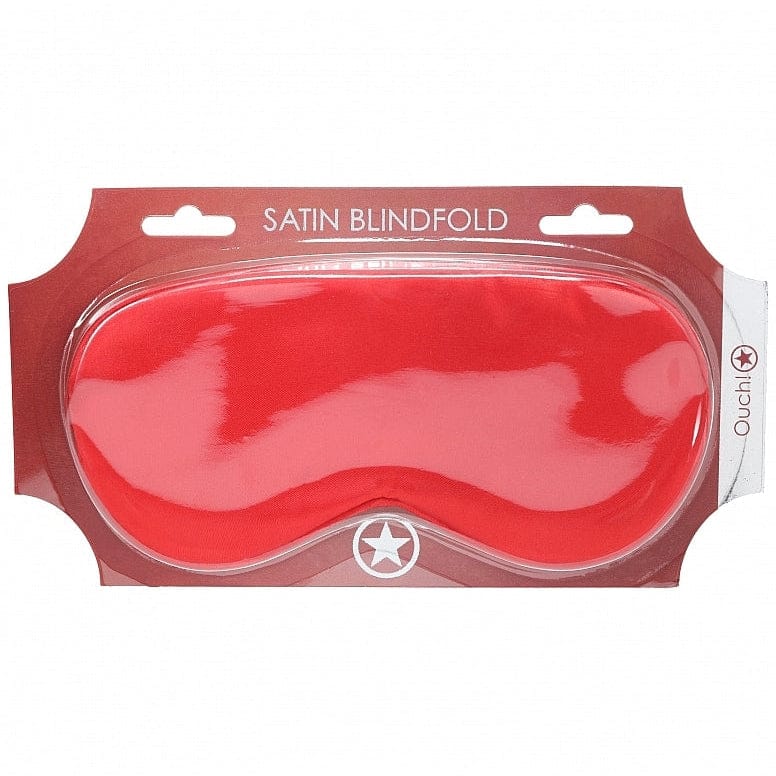 Masque en Satin - Shots Ouch! Satin Mask | Accessoire Chic pour Intensifier vos Jeux BDSM Ouch! Sensations plus