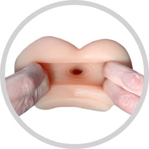 Masturbateur 2 en 1 - Real Body Two in One | Gaine Réaliste à Pénis & Prolonge Jusqu’à 5 cm Real Body Sensations plus