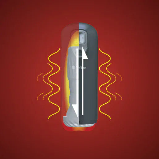 Masturbateur Automatique - SVibe Ikon Jet | Va-et-vient, Vibrations Puissantes & Chauffant SVibe Sensations plus