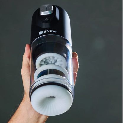Masturbateur Automatique - SVibe Ikon Spark | Va-et-vient, Rotations & Synchro-Stimulation SVibe Sensations plus