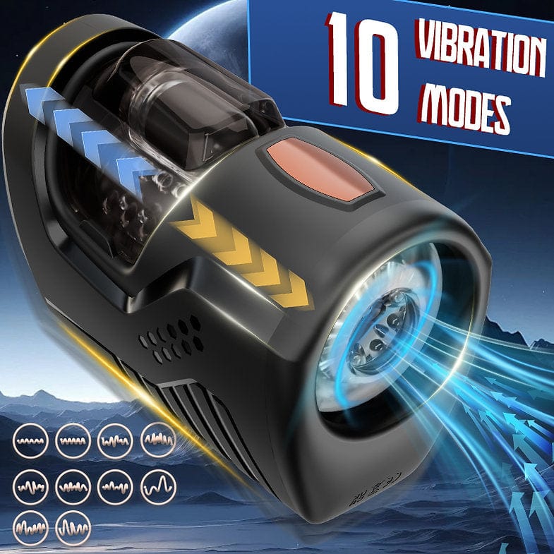 Masturbateur avec Mouvement - Space Capsule | Va-et-vient & Vibrations Secwell Sensations plus